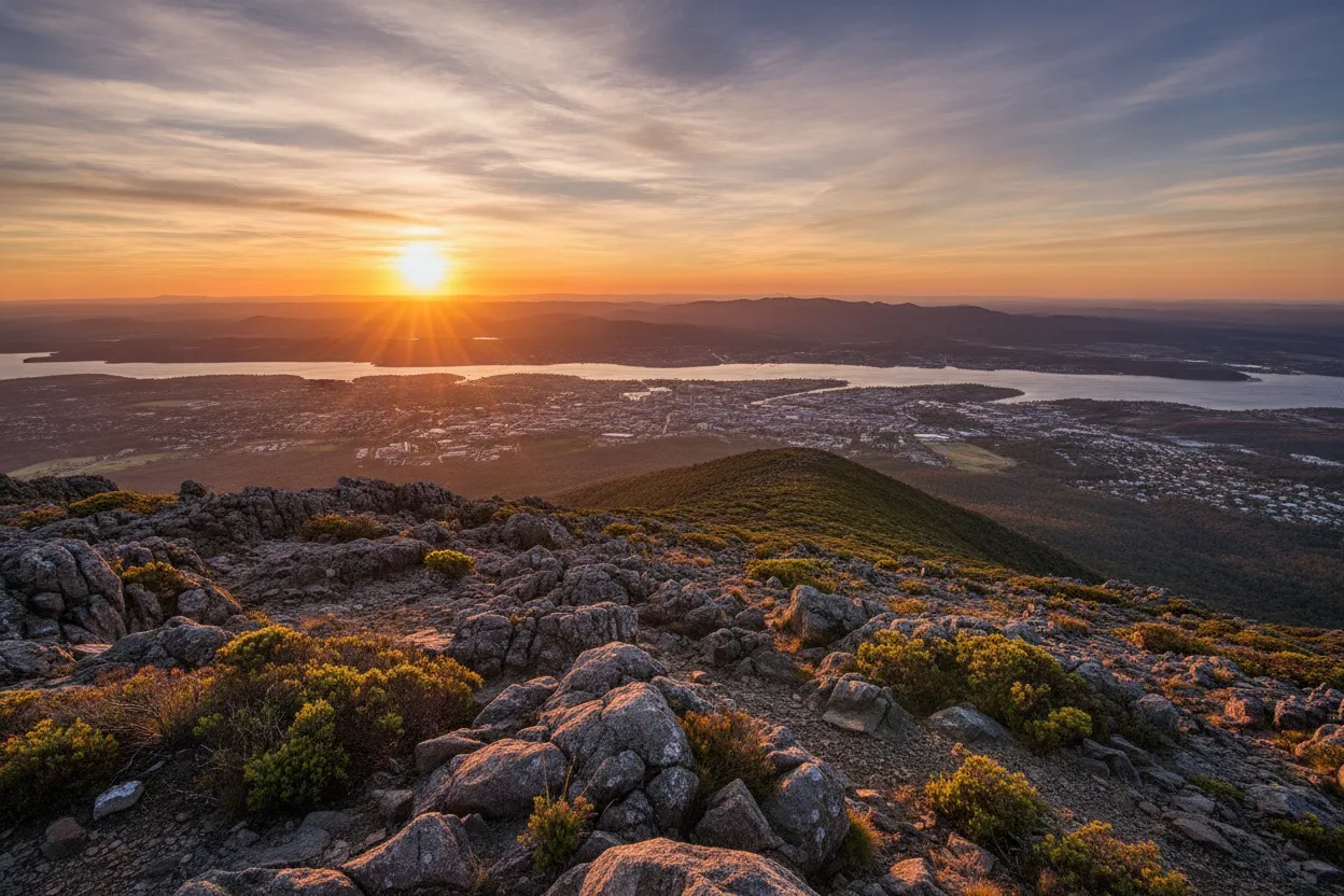 Mount Wellington Sunset View